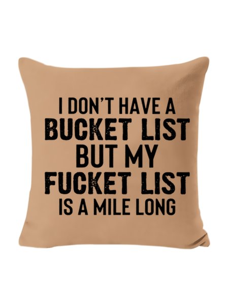 

18*18 Funny Letter Backrest Cushion Pillow Covers Decorations For Home, Coffee, Pillow Covers
