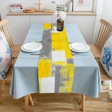 

13*72 Tablecloth Geometric Table Tarps Party Decorations, Tablecloth