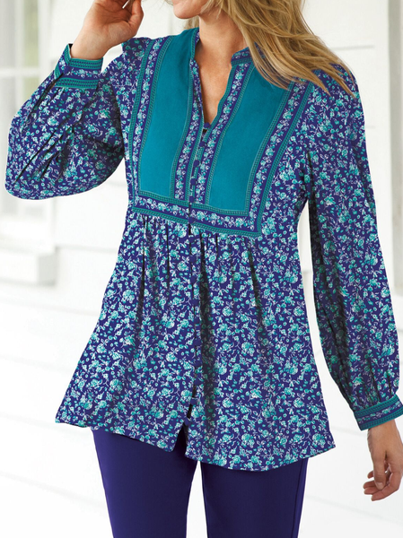 

Casual Regular Fit Top, Multicolor, Tunics