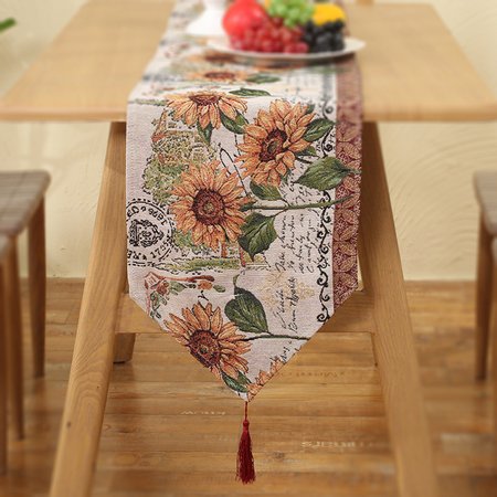 

13*72 Tablecloth Floral Butterfly Floral Table Tarps Party Decorations, Color3, Tablecloth
