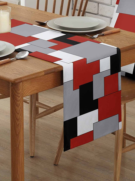 

13*72 Tablecloth Geometric Table Tarps Party Decorations, Tablecloth