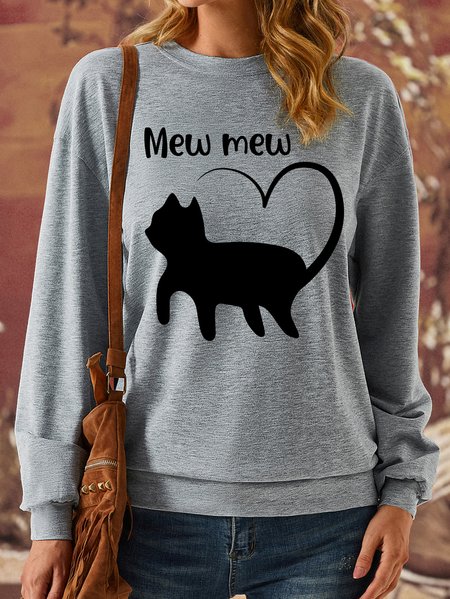 

Lilicloth X Jessanjony Mew Mew Women's Sweatshirt, Gray, Hoodies&Sweatshirts