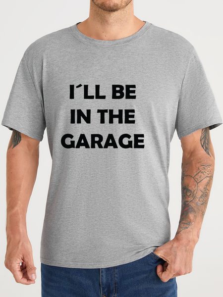 

Lilicloth X Hynek Rajtr I‘ll Be In The Garage Men's T-Shirt, Light gray, T-shirts