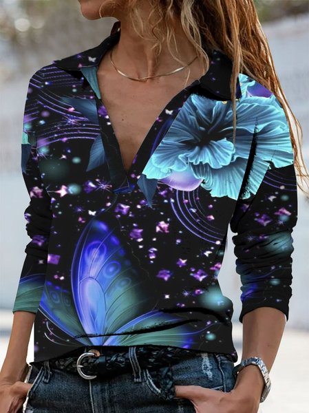 

Casual V Neck Sweatshirt, Multicolor, Sweatshirts & Hoodies