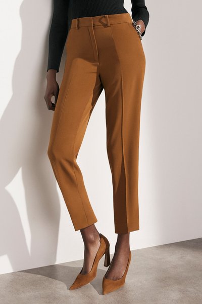 

Urban Plain Regular Fit Ankle Fashion Pants, Coffee, Pants