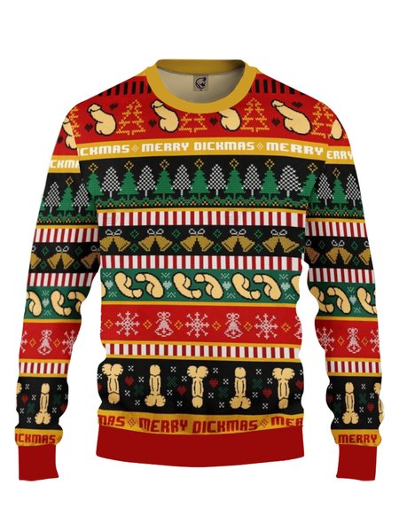 

Ugly Crew Neck Sweatshirt, Red, Hoodies&Sweatshirts