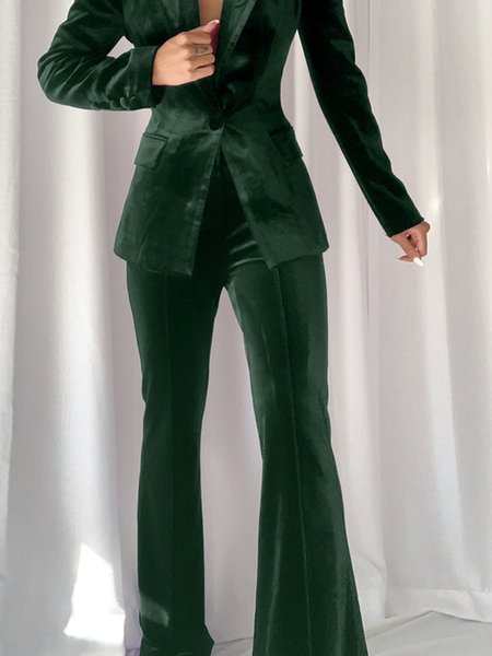 

Urban Plain Regular Fit Fashion Pants, Green, Pants