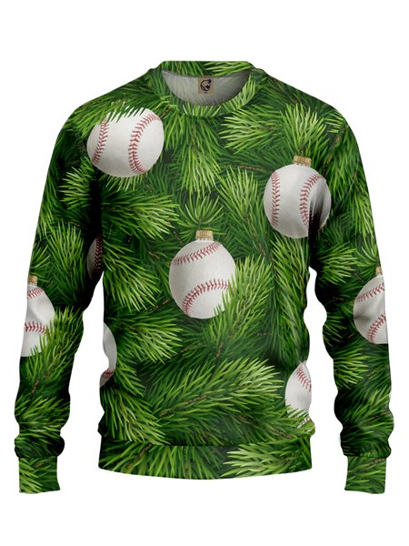 

Ugly Baseball Crew Neck Sweatshirt, Green, Hoodies&Sweatshirts