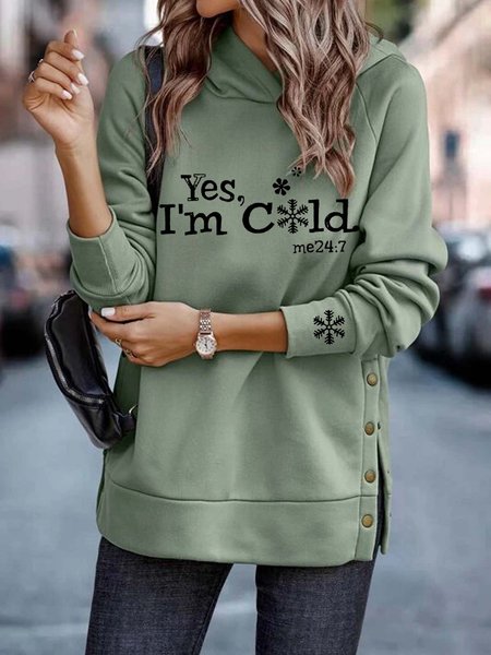 

Casual Hoodie Wool/Knitting Buttoned Sweatshirt, Green, Hoodies & Sweatshirts