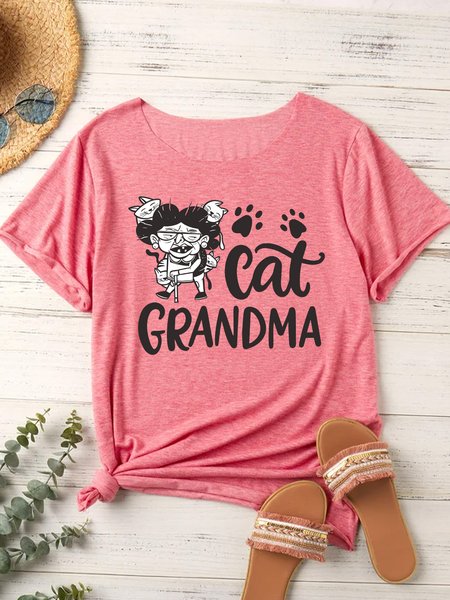 

Lilicloth X Manikvskhan Cat Grandma Women's T-Shirt, Red, T-shirts