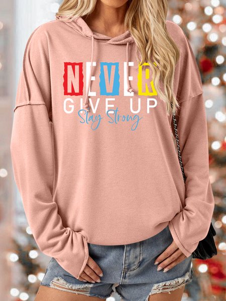 

Lilicloth X Manikvskhan Never Give Up Stay Strong Women's Hoodie, Pink, Hoodies&Sweatshirts