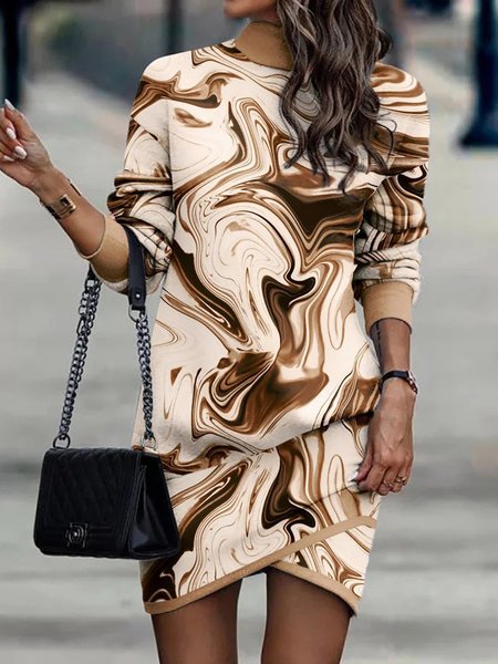 

Gradient Others Casual Regular Fit Dress, Brown, Dresses