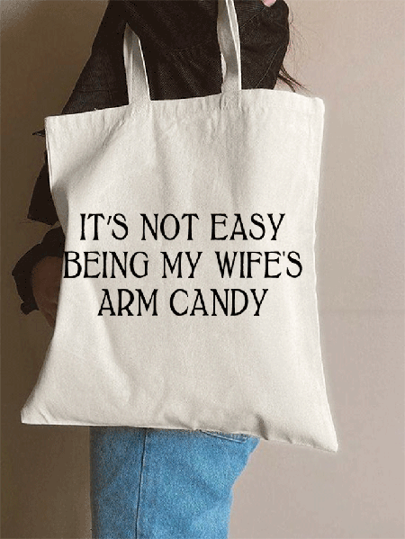 

Valentine's Day Shopping Tote, Beige, Bags