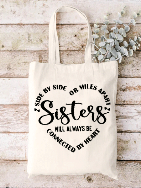

Valentine's Day Shopping Tote, Beige, Bags