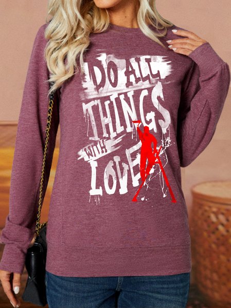 

Lilicloth X Cadzart Do All Things With Love Women's Sweatshirt, Purple, Hoodies&Sweatshirts