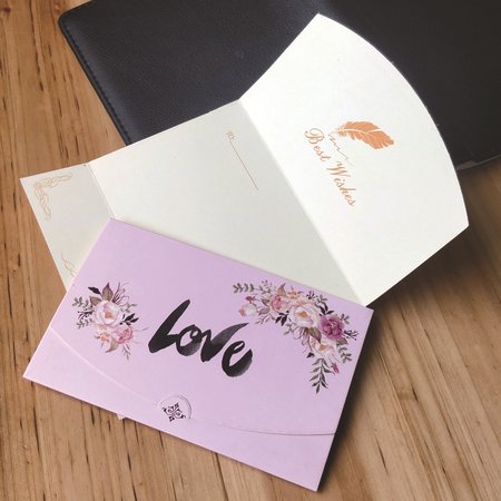 

Gift Idea Valentine's Day Gift Card, Pink, Gift Card