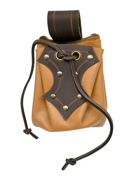 

European Medieval Retro Waist Bag Coin Purse, Yellow, Women's Bags