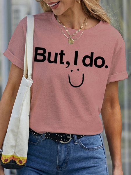 

Men's I Don't Do Matching Shirt Funny But I Do Graphic Print Valentine's Day Gift Couples Text Letters Loose Casual Cotton T-Shirt, Pink, T-Shirts