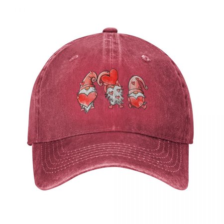 

Elves Valentine's Day Adjustable Hat, Red, Hats