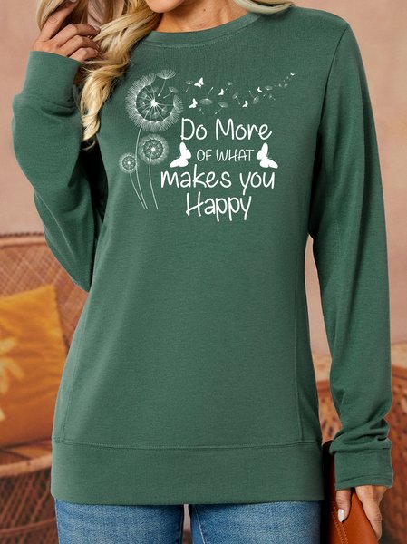 

Lilicloth X Manikvskhan Do More Of What Makes You Happy Women's Sweatshirt, Green, Hoodies&Sweatshirts
