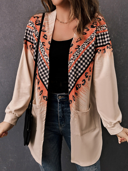 

Ethnic Casual Knitted Other Coat, Multicolor, Cardigans
