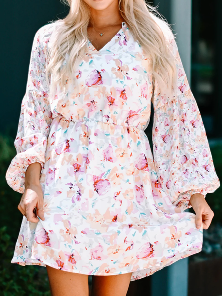 

Floral Dress, Multicolor, Dresses