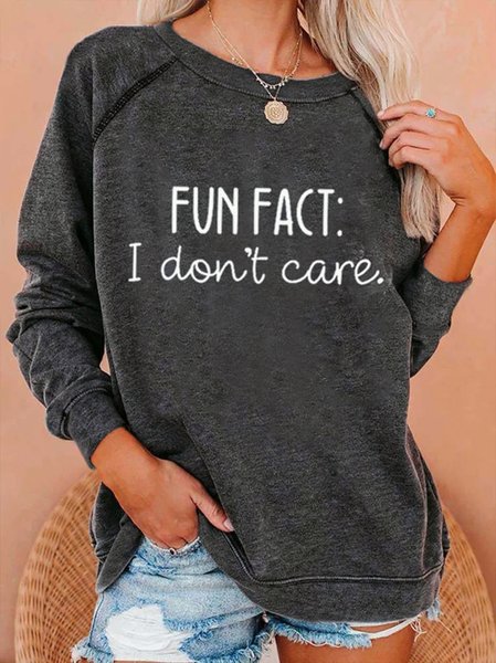 

Crew Neck Casual Long Sleeve Sweatshirt, Gray, Sweatshirts & Hoodies