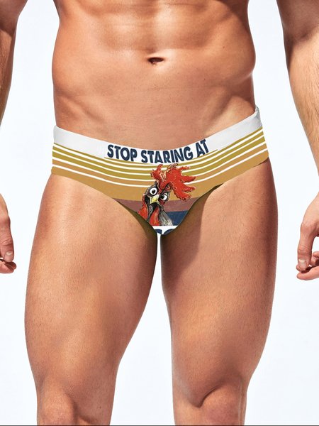 

Vacation Animal Printing Swimsuit Bottom, Multicolor, Men's shorts