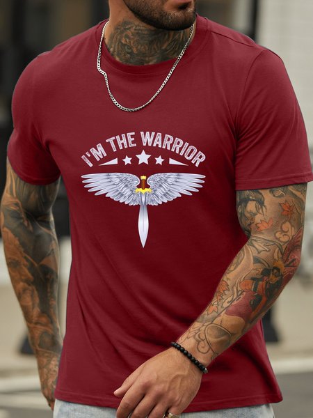 

Lilicloth X Jessanjony I'm The Warrior Men's T-Shirt, Red, T-shirts