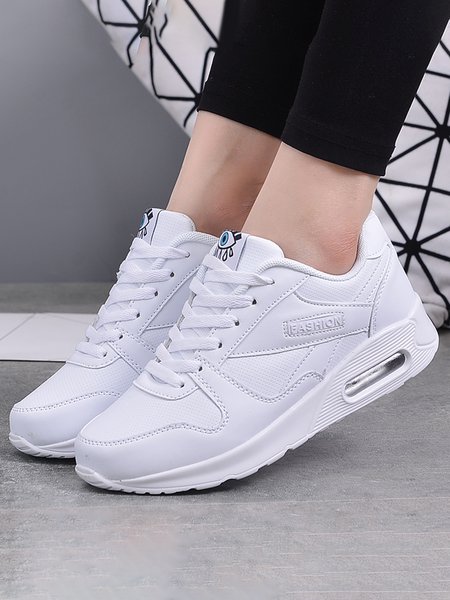 

Fashion Casual Lightweight Air Cushion Sneakers, White, Sneakers