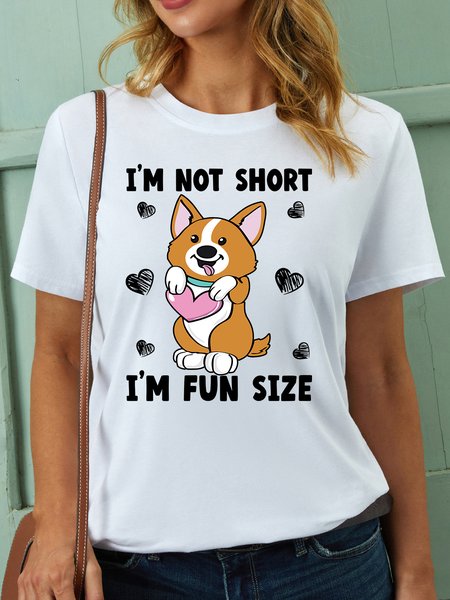 

Lilicloth X Manikvskhan I’m Not Short I’m Fun Size Women's T-Shirt, White, T-shirts