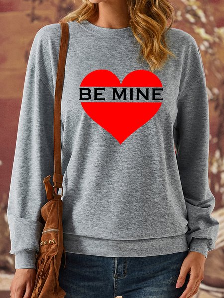 

Lilicloth X Zahra Valentine's Day Be Mine Women's Sweatshirt, Gray, Sweatshirts & Hoodies