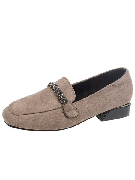 Plain Faux Suede Elegant Women's Shoes