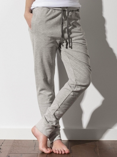 

Plain Casual Sweatpants, Gray, Pants