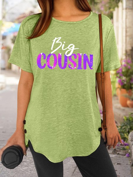 

Lilicloth X Jessanjony Funny Big Cousin Women's T-Shirt, Green, T-shirts