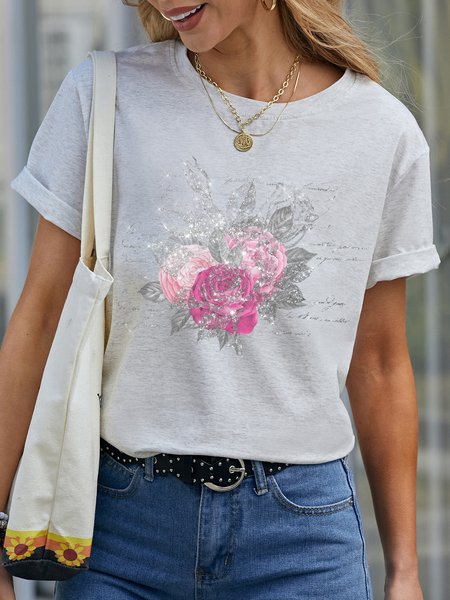 

Lilicloth X Paula Rose Love Letter Women's T-Shirt, White, T-shirts