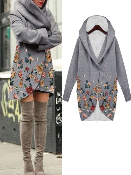 

Shift Casual Hoodie Jacket, Gray, Coats