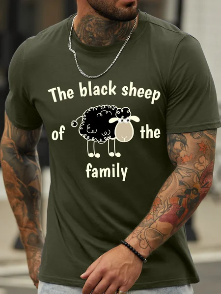 

Lilicloth X Hynek Rajtr The Black Sheep Of The Family Men's T-Shirt, Army green, T-shirts
