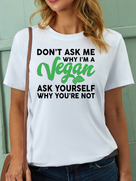 

Lilicloth X Manikvskhan Don’t Ask Me Why I’m A Vegan Women's T-Shirt, White, T-shirts