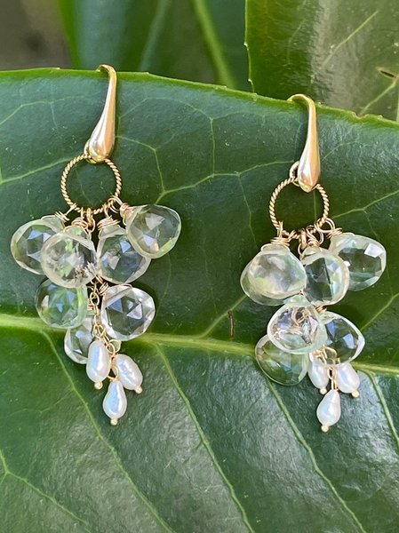 

Casual Crystal Tassel Dangle Earrings Everyday Party Music Festival Jewelry, Golden, Earrings