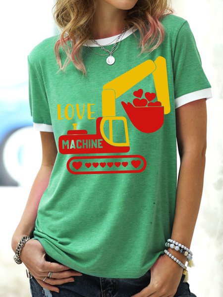 

Lilicloth X Jessanjony Valentine's Day Love Machine Women's T-Shirt, Green, T-Shirts