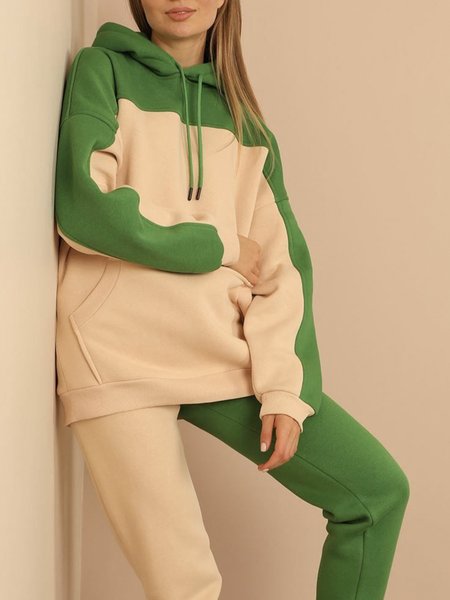 

Long sleeve Hoodie Casual Regular Fit Sweatshirt, Green, Hoodies and Sweatshirts