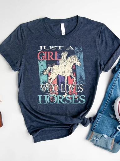 

Loose Plaid Crew Neck Casual T-Shirt, Multicolor, T-Shirts