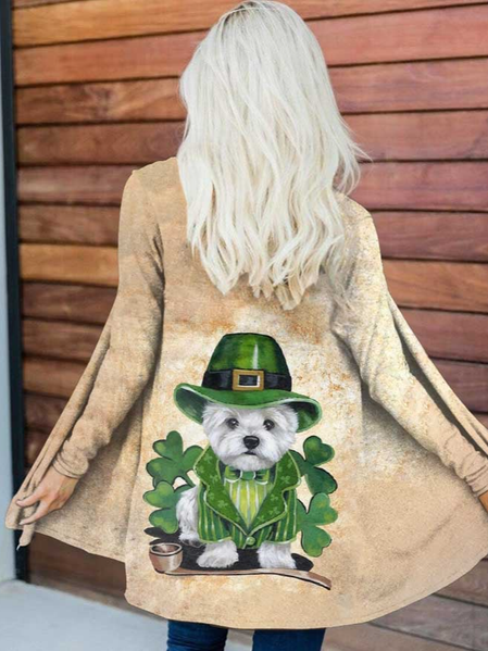 

Shamrock Animal Regular Fit Casual Other Coat, Multicolor, Cardigans