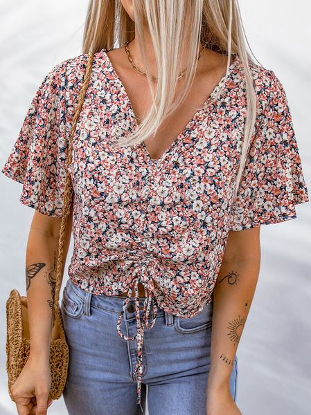 

Casual Floral Blouse, Multicolor, Shirts & Blouses