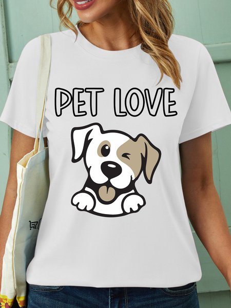

Lilicloth X Rajib Sheikh Pet Love Women's T-Shirt, White, T-shirts