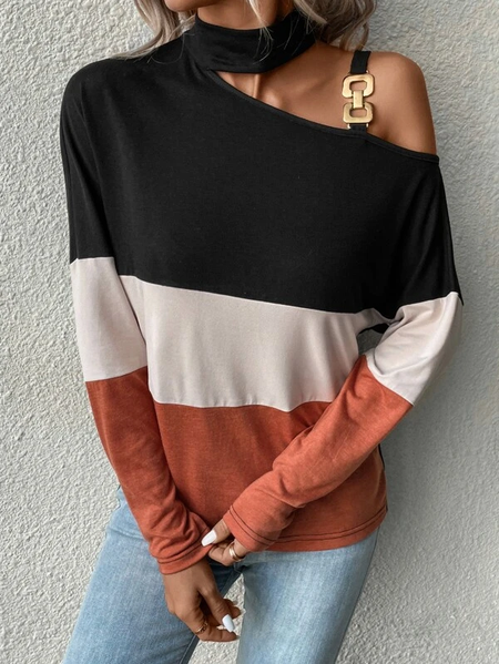 

Knitted Others Casual Top, Multicolor, Shirts & Blouses