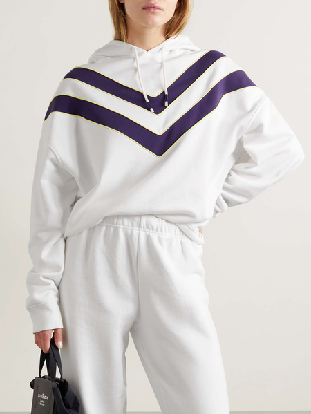 

Printed cotton-jersey hoodie, White, Hoodies and Sweatshirts
