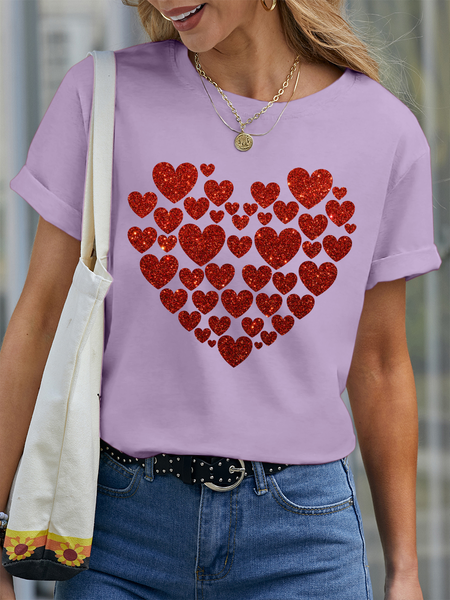 

Lilicloth X Manikvskhan Hearts Women's T-Shirt, Purple, T-shirts
