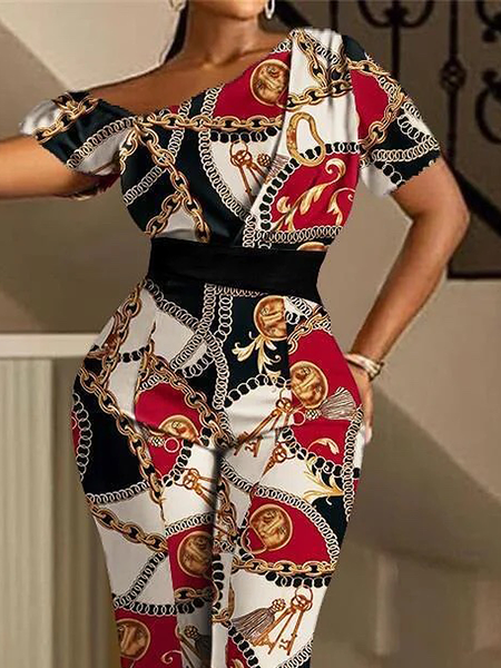 

Ethnic Regular Fit Asymmetrical Short sleeve Urban Shirt, As picture, Blouses and Shirts